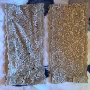 Bandelettes for thigh chafing in beige size D